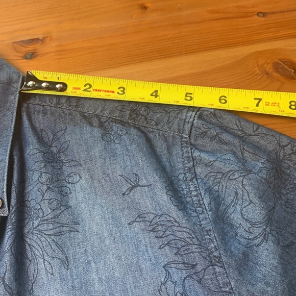 Civil Society Mens Button Up Loose Fit Short Sleeve 100% Lightweight Cotton - Picture 5 of 10